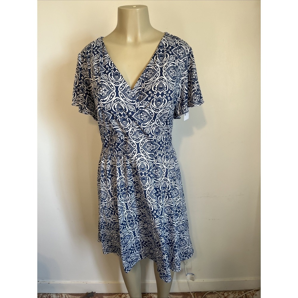 Lane Bryant Blue Bandana Dress NWT SIZE 18/20